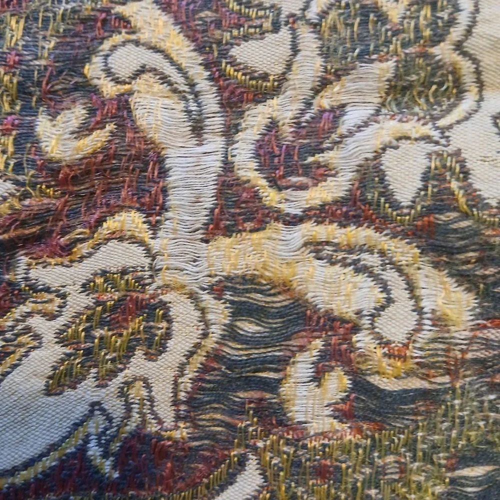 Vtg Spanish Moorish Wall Hanging/Throw/Tablecloth Silk‎ Tapestry  56
